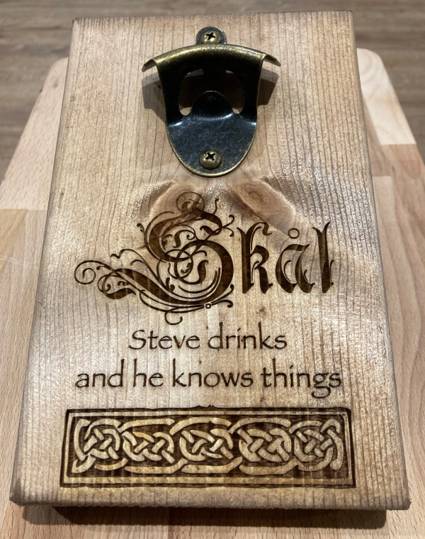 Personalised Skal Bottle Opener