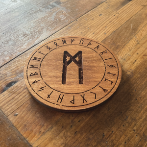 Mannaz Viking Rune Coaster