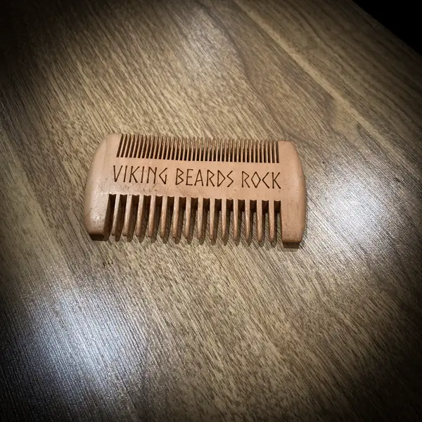 Engraved Viking Beard Comb